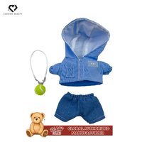 Chasingbeauty Teddy ISLAND – Ours en peluche sous licence mondiale, design créatif, polyester, 14-17 cm (sans sac ni oreiller de cou)