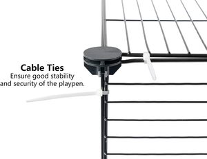 Jaula Modular para Mascotas, de Alambre, Duradera, Personalizable, de Varias Capas, para Gatos y Perros, Uso Interior y Exterior, en Oferta - Product Image 4