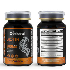 Premium 90 Ct Botella Biotina y Beta-Sitosterol Cápsulas Antioxidante Soporte energético diario para adultos Bienestar natural - Product Image 3