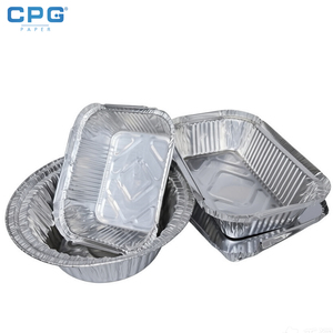 Conteneur en aluminium robuste pour plats à emporter, préparation de repas en restaurant, restauration, conteneur alimentaire jetable en aluminium - Product Image 1