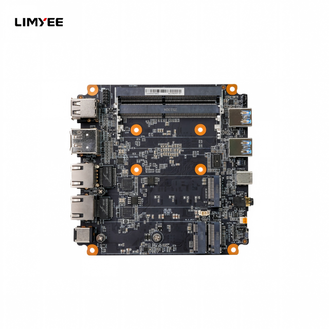LIMYEE New Embedded Industrial Motherboard Onboard AMD R2314 CPU Double Socket DDR4 32GB SATA PCIe3.0x4 2 LAN 2 USB3.2 Type-C