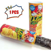 Cadeau farfelu : Boîte de chips surprise avec serpent qui sort - Idéal pour les fêtes, le poisson d'avril, et les blagues amusantes