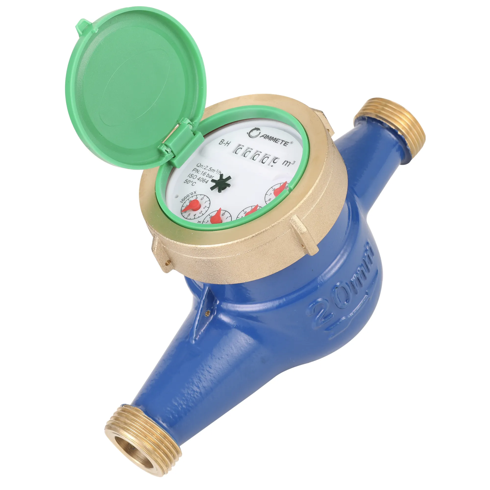 Ningbo contatore dell'acqua produttore fornitura DN15-DN50 multi jet contatore dell'acqua con il miglior prezzo contatore dell'acqua