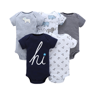 Paquete de 5 Bodys para Bebé Baratos, Ropa para Niños Pequeños, Ropa para Recién Nacidos, Ropa para Niños - Product Image 2