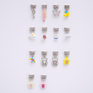 Venta al por mayor de dijes italianos de dibujos animados, dijes italianos de acero inoxidable impermeables, pulsera de dijes italianos para la fabricación de joyería DIY - Product Image 1