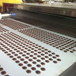 Ligne de production automatique de pépites de chocolat 600mm Gouttes de chocolat faisant la ligne de dépôt Machine