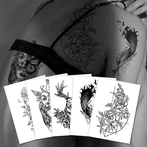 Tattoo Tattoo QYTAT Tattoo Factory High Quality More Than 10000 Different Designs Sticker Tatoo Water Transfer Fake Wholesale Temporary Tattoo