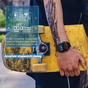 NORTH EDGE <span class=keywords><strong>2022</strong></span> Reloj digital para hombre Retro Industrial Metal Estilo Impermeable 50M Relojes deportivos para hombres Hora <span class=keywords><strong>mundial</strong></span> reloj de hombre - Product Image 3