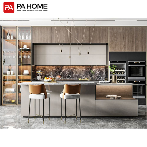 PA Modern Modular Designs Melamine Kitchen Cabinet