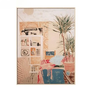 Peinture sur toile décorative de grande taille pour <span class=keywords><strong>salon</strong></span>, art paysager moderne haut de gamme, pour entrée, hall d'entrée, à suspendre verticalement au-dessus du canapé - Product Image 5