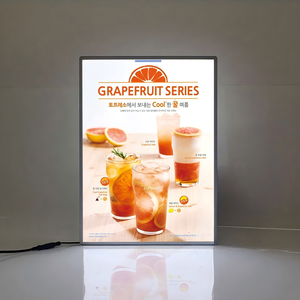 Équipement publicitaire professionnel, boîte à lumière LED, tailles personnalisées, <span class=keywords><strong>cadre</strong></span> rétroéclairé ultra fin pour affiche de film, menu de restaurant, affichage - Product Image 5
