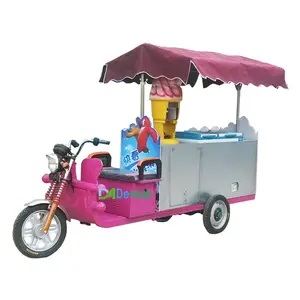 Sombrilla de helado suave, electrotriciclo, armario de refrigeración, máquina de helado duro, dispensador de bebidas de zumo, carrito