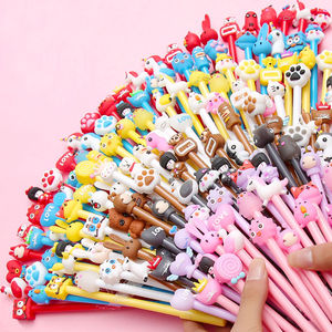 Stylo Gel en Plastique Pas Cher Multi-Styles Mignon <span class=keywords><strong>Kawaii</strong></span> Animaux Dessin Animé Encre Noire 0.5MM pour Étudiants et Enfants - Vente en Gros - Product Image 2