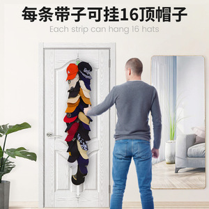 Perchero de pared multicapa con bolsa de almacenamiento, organizador de ropa sin perforaciones en beige, naranja, amarillo fluorescente y verde menta - Product Image 3