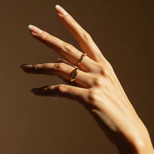 Joyería de Acero Inoxidable Lincy, Buen Precio, Alta Calidad al por Mayor, Hipoalergénica, Nueva Llegada, Anillo de Oro Emeling - Product Image 4