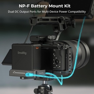 Plaque de batterie NP-F à dégagement rapide Arca - Adaptateur pliable à double sortie CC 6,4 oz 4,8x3,7x0,98 pour appareil photo reflex numérique et trépied - Product Image 6