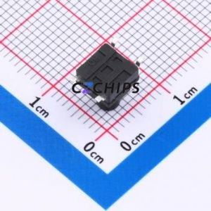 TS017A-TBY1FH8.0 Tactile Switch SMD-4P,6.2x6.2mm Switch Single Pole Single Throw Round Button 2.5N Vertical Mount - Product Image 2