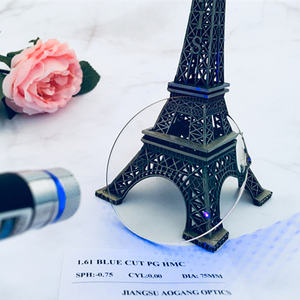 UV420 변색 안경 렌즈 <span class=keywords><strong>1.61</strong></span> 포토그레이 블루컷 안티 블루레이 HMC 안과용 광학 렌즈 - Product Image 3