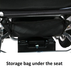 Sillas de ruedas plegables con Control remoto, KSM-601P con respaldo reclinable, eléctricas, con ancho de asiento - Product Image 5