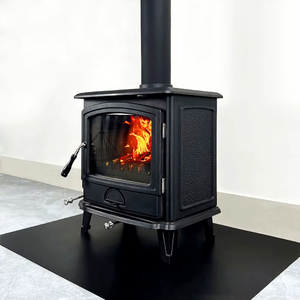 Caminetto Moderno <span class=keywords><strong>a</strong></span> <span class=keywords><strong>Legna</strong></span> <span class=keywords><strong>in</strong></span> <span class=keywords><strong>Ghisa</strong></span> Autoportante per Riscaldamento Domestico, per Soggiorno e Decorazione Villa - Product Image 3