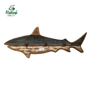 <span class=keywords><strong>Décoration</strong></span> murale rustique en forme de <span class=keywords><strong>poisson</strong></span>, art nautique en <span class=keywords><strong>bois</strong></span>, pêche, <span class=keywords><strong>décoration</strong></span> pour la maison, nouvelle collection 2020 - Product Image 2