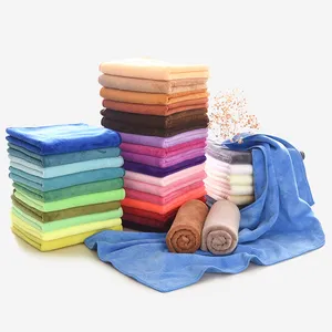 带定制徽标的超细纤维发巾400GSM厚度良好做工优质毛巾干发快速光滑手感