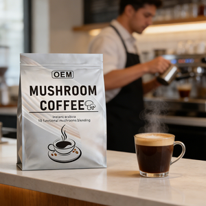 批发蘑菇咖啡混合物 灵芝蘑菇咖啡 7合1袋装 提高免疫力 蘑菇咖啡 - Product Image 5