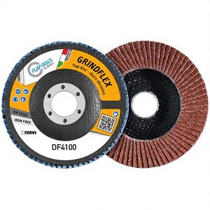 Disco de Láminas FERVI GRINDFLEX CLASSIC FLAP DISC-DF4100 13300 RPM para Acero Inoxidable, para Amoladora Angular - Product Image 1