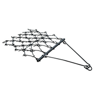 Grada de arrastre directo ToolTuff de 4 pies. X 8 pies, 42-016 ATV UTV Cadena Grada Arrastre Grado Tractor