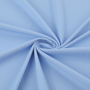 T-shirt Base Modellante 2*2 in Tessuto a Costine di Nylon Tinto Broccato Effetto Ghiaccio per Yoga e Fitness - Product Image 2