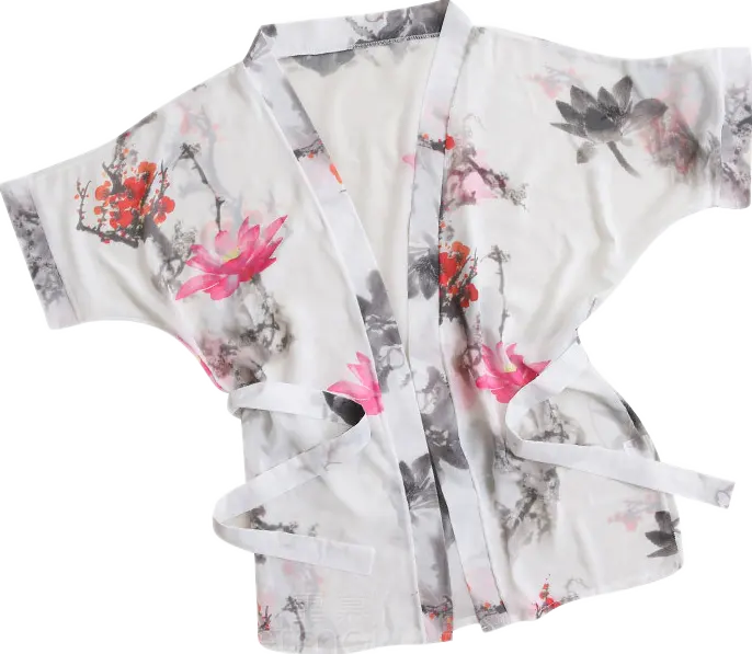 Latest arrival sexy chiffon printed erotic lingerie free pajamas passion erotic lingerie