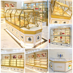 YOSLON YSN-SYT01 boulangerie Pain vitrine <span class=keywords><strong>comptoir</strong></span> en bois massif armoire à pain à <span class=keywords><strong>angle</strong></span> Droit bar en marbre arc caisse - Product Image 6