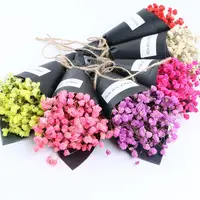 Drea Natuurlijke Mini Droge Bloemen Boeket Rose Lavendel Gedroogde Bloemen Voor Bruiloften