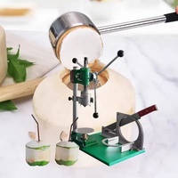 Presse à noix de coco manuelle, machine à ouvrir, à peler et à couper les noix de coco vertes