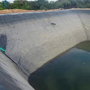 Geomembrane HDPE 1มม. <span class=keywords><strong>บ่อ</strong></span>เลี้ยง<span class=keywords><strong>ปลา</strong></span>ผ้าใบกันน้ำเป็นวงกลมสำหรับโรงงานเกษตร - Product Image 5