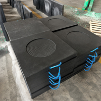 Tapis de support Waytop en PEHD résistant aux intempéries pour grue mobile, camion-citerne, camion de pompiers, base de sécurité pour grue, patins de stabilisation