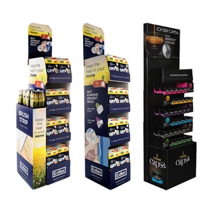 Expositor Publicitario de Cartón Corrugado Tipo Pop-up para Patatas Fritas y Snacks, Soporte de Exhibición de Suelo de Cartón Personalizado para Puntos de Venta Minoristas - Product Image 1