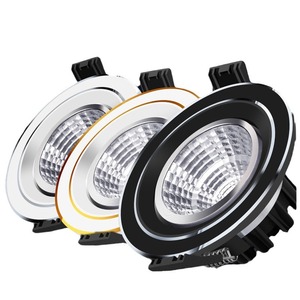 Spot LED encastré moderne 7W en aluminium, anti-éblouissement, COB, orientable, CRI 90, 4100K, dimmable, IP20, garantie 3 ans pour maison et hôtel - Product Image 1
