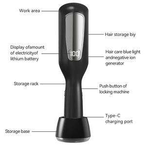 Tondeuse à cheveux sans fil multifonctionnelle pour femmes XBH, lame en acier inoxydable, recharge USB, pour la maison, l'extérieur, l'hôtel, en anglais - Product Image 5