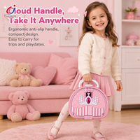 Ensemble de jouets de maquillage pour enfants Chengji, mini kit de maquillage portable, sac à main de simulation, ensemble de jouets de beauté en plastique pour enfants, princesse