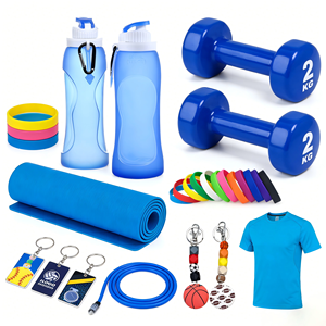 Set de Regalo Promocional Personalizado con Artículos Deportivos: Mancuernas, Tapete de Yoga, Botellas de Agua, Pesas Rusas y Bolsas con Cordón para Gimnasios y Yoga - Product Image 4
