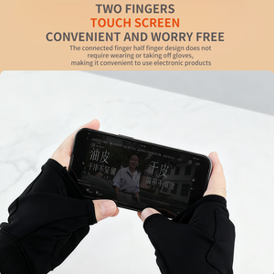 2025 USB-Charging Winter Smart Self-Heating Fingerless <strong>Massage</strong> Gloves Adjustable Temperature Rechargeable Cycling Ski Gloves - Product Image 5