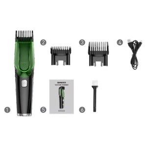 Rasoio barba uomo impermeabile inguinale e Body toelettatura Trimmer professionale Cordless tagliacapelli con aspirapolvere - Product Image 4