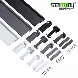 Plinthe décorative LED moderne en aluminium, éclairage d'ambiance dimmable pour résidence de luxe et hôtel - Product Image 6