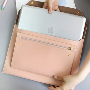 La manica di cuoio dell'unità di elaborazione della cassa del computer portatile 13/14/15 inch della fabbrica protegge le borse zaino <span class=keywords><strong>per</strong></span> Mac/<span class=keywords><strong>iPad</strong></span>/superficie/Lenovo/abitudine libera - Product Image 4