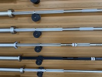 Barre de musculation Samtek Cross Fit pour entraînement en salle de sport, barre de musculation de 15 kg, ensembles de barres fixes