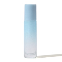 Flacon roll-on en verre rechargeable pour parfum, avec bille métallique, pour huiles essentielles et crèmes de soin, luxe 10ml, couleur et logo personnalisables