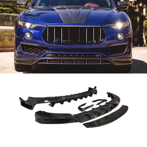 Kit carrosserie et accessoires pour Maserati Levante LD 2016-2022 : Lame de pare-chocs avant, jupes latérales, spoiler de coffre arrière, diffuseur et séparateur - Product Image 1