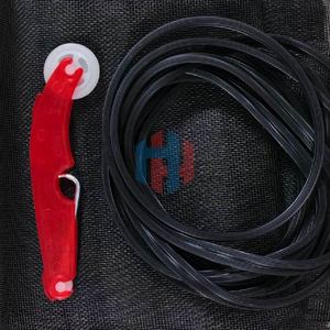 Kit d'installation de moustiquaire à découpe libre, facile à installer et à remplacer, anti-insectes pour fenêtres - Product Image 1