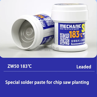 Pâte à souder spéciale Mécanicien 50g LW50 ZC50 ZW50 GW50 pour carte mère, puce, CPU, étain de soudure